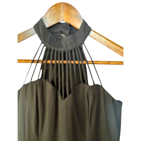 The NU-OZ Group Black Strappy Halter Neck Cocktail Dress – Women’s Size XS - Picture 5 of 6